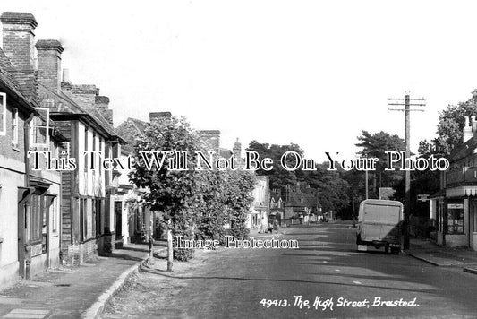 KE 4785 - The High Street, Brasted, Kent c1950