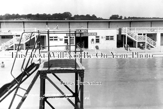 KE 4791 - Orpington Bathing Swimming Pool, St Mary Cray, Kent c1934