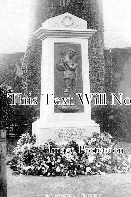 KE 4795 - Knockholt War Memorial, Kent