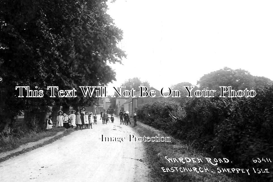 KE 4801 - Warden Road, Eastchurch, Isle Of Sheppey, Kent c1913