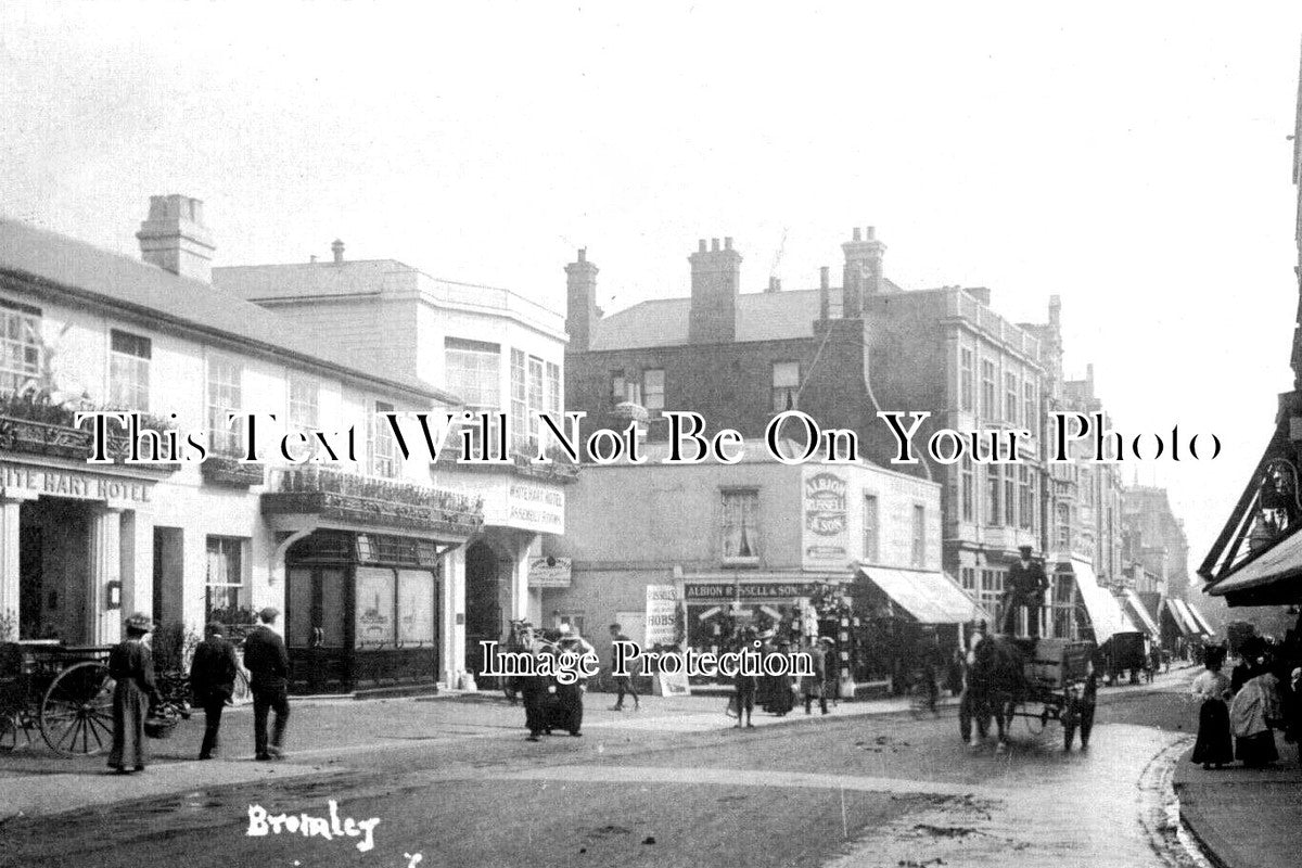 KE 4812 - The White Hart Pub, Bromley, Kent c1912