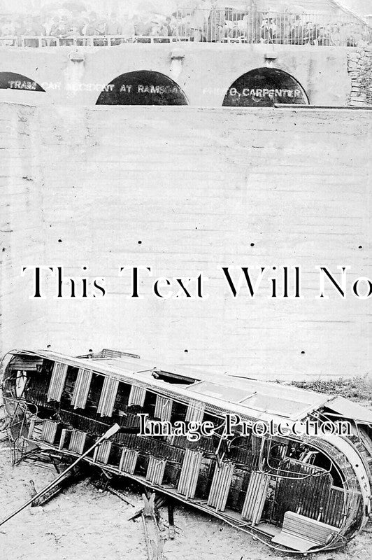 KE 4814 - Ramsgate Tram Accident, Kent c1905 – JB Archive