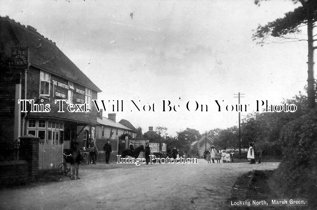 KE 486 - The Wheatsheaf, Marsh Green, Kent c1910