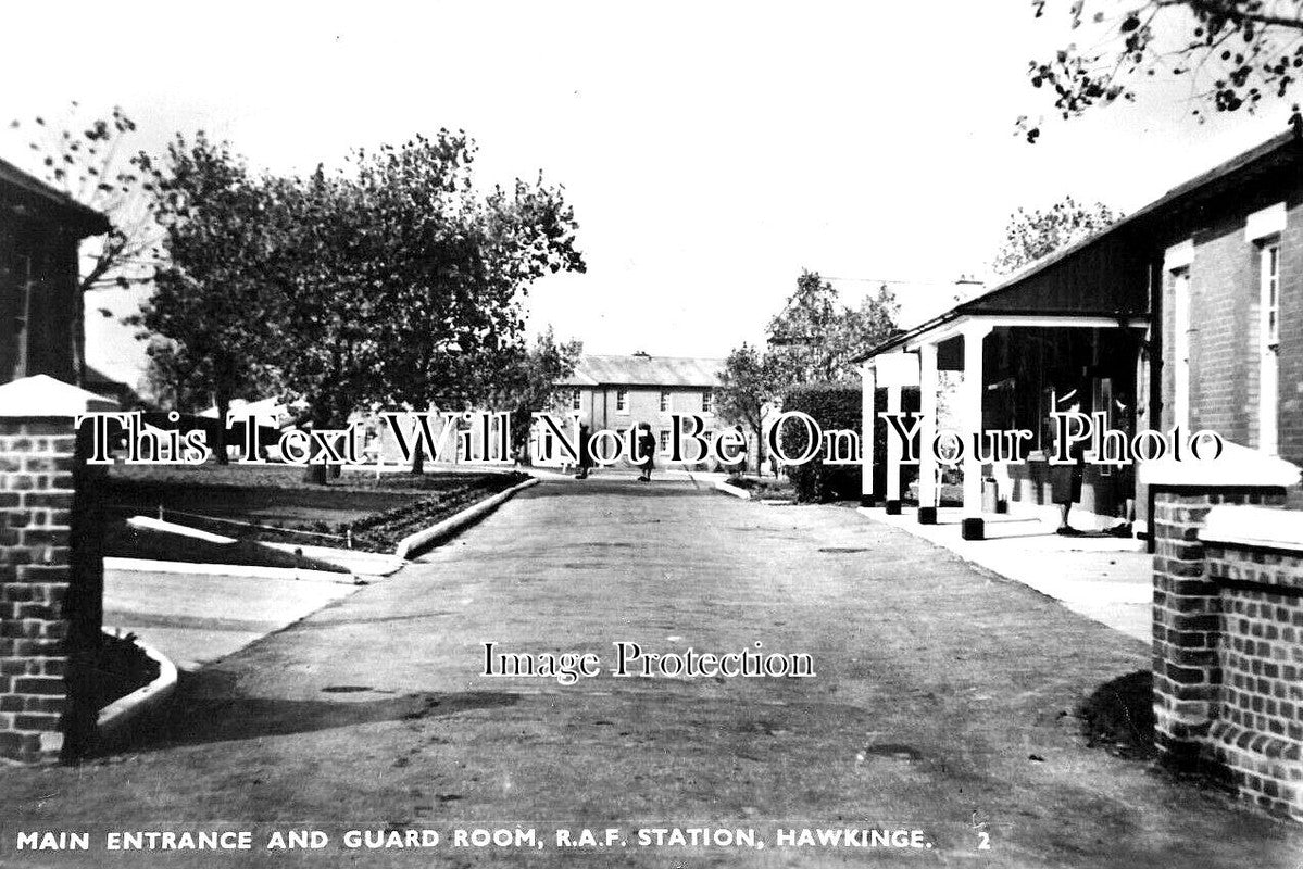 KE 4904 - Main Entrance & Guard Room, RAF Hawkinge, Kent