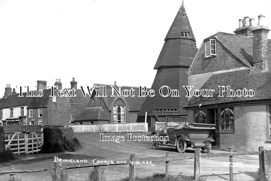 KE 4975 - Brrokland Church & Village, Kent