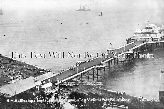 KE 5012 - HM Battleships Implacable & Venerable, Folkestone, Kent