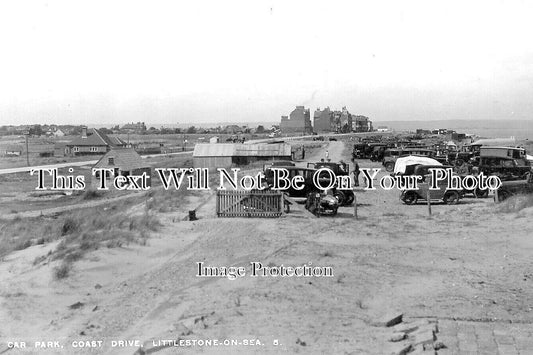 KE 5039 - Car Park, Coast Drive, Littlestone On Sea, Kent c1935