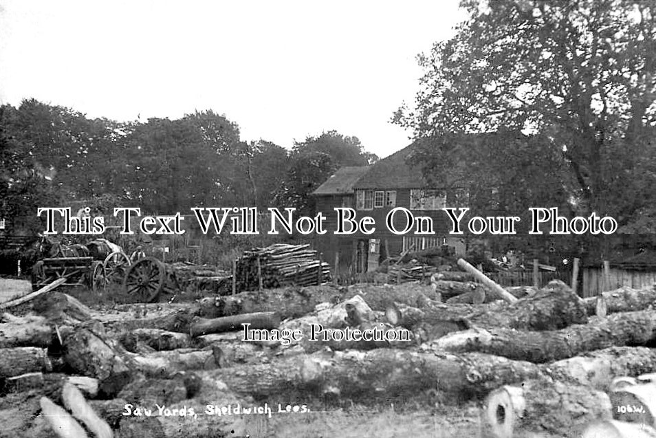 KE 5052 - Saw Yards, Sheldwich Lees, Faversham, Kent c1922