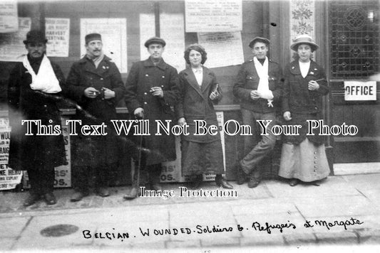 KE 507 - Belgian Wounded Soldiers & Refugees, Margate, Kent