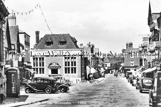KE 5080 - Market Place & High Street, Sevenoaks, Kent