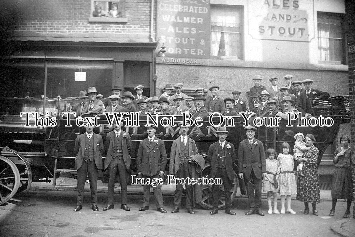 KE 5109 - Charabanc Outing, Dover, Kent c1912