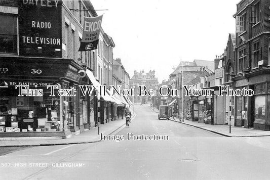 KE 5182 - High Street, Gillingham, Kent c1957