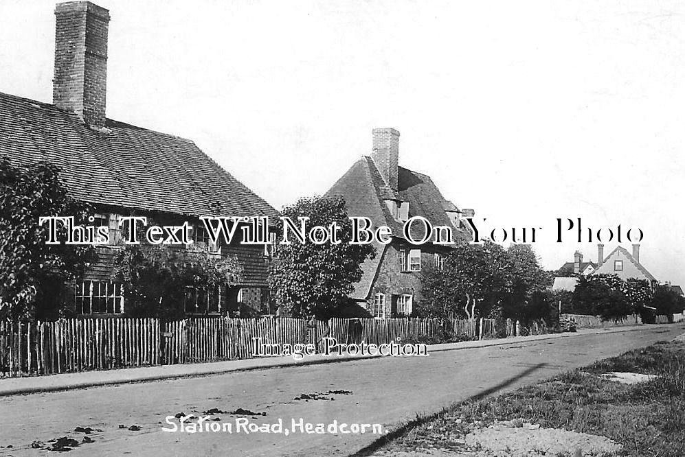 KE 5192 - Station Road, Headcorn, Kent c1918
