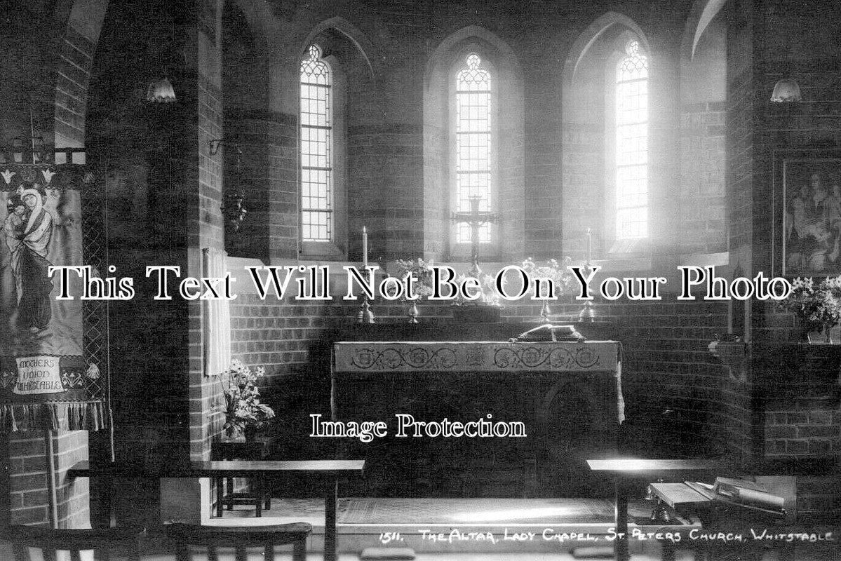 KE 5235 - The Altar, Lady Chapel, St Peters Church, Whitstable, Kent