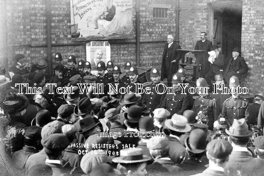 KE 5299 - Passive Resisters Sale, Tunbridge Wells, Kent 1903