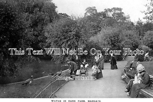 KE 5358 - Water In Dane Park, Margate, Kent c1919