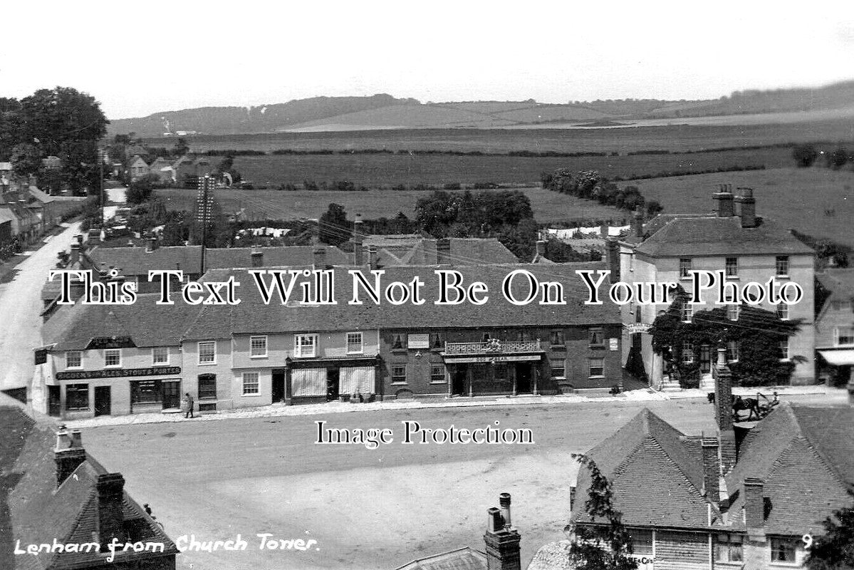 KE 5393 - Lenham From Church Tower, Kent