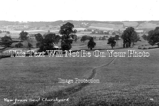 KE 5421 - View From Seal Churchyard, Sevenoaks, Kent