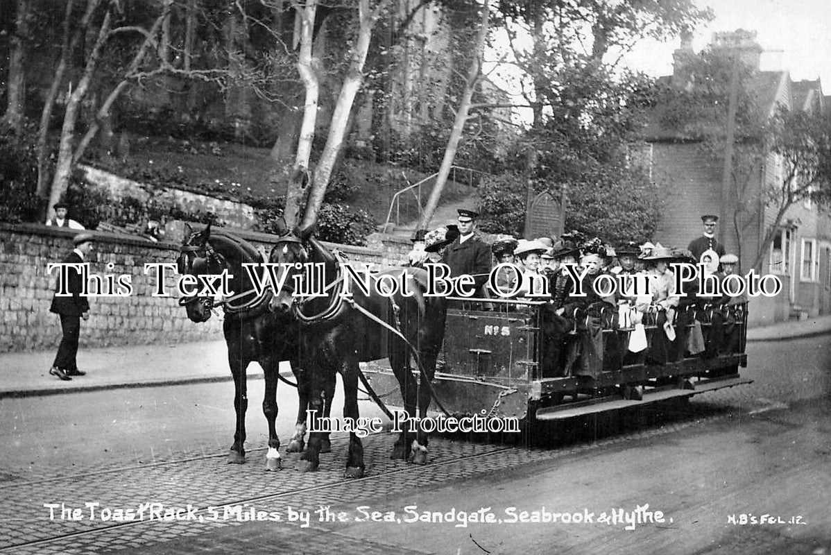 KE 5476 - The Toast Rack, Sandgate, Seabrook & Hythe, Kent