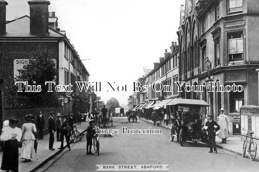 KE 5489 - Bank Street, Ashford, Kent c1910