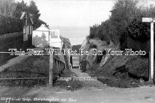 KE 55 - Cliffside Gap, Birchington On Sea, Kent c1911