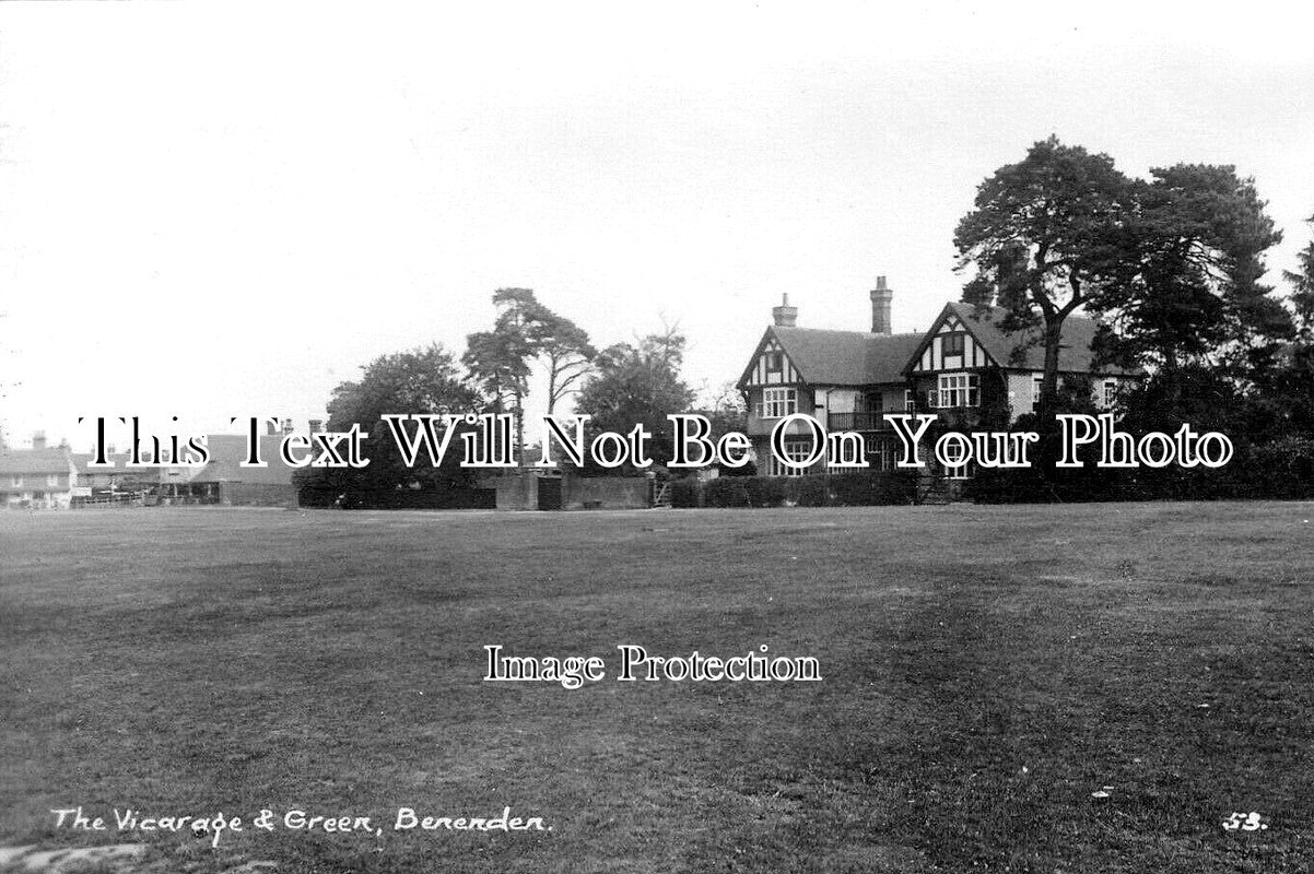 KE 5541 - The Vicarage & Green, Beneden, Kent
