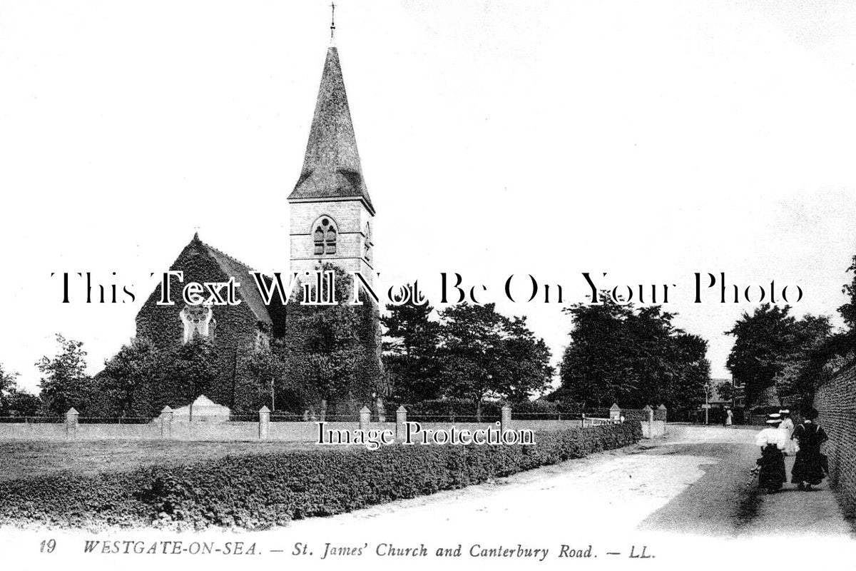 KE 5574 - St James Church & Canterbury Road, Westgate On Sea, Kent