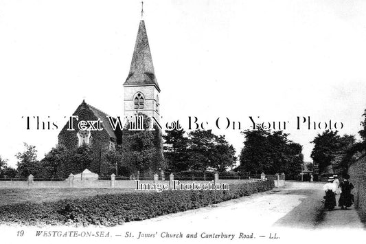 KE 5574 - St James Church & Canterbury Road, Westgate On Sea, Kent