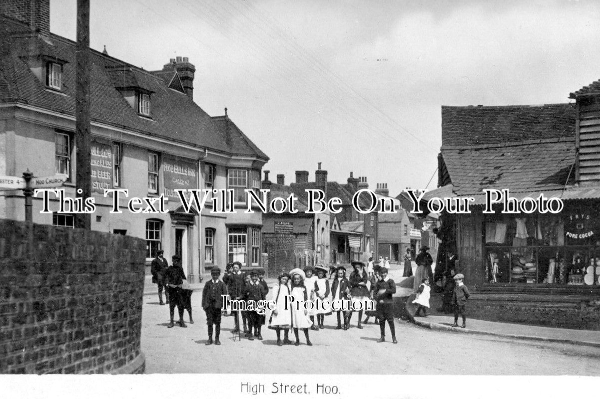 KE 558 - Five Bells Inn, High Street, Hoo, Kent c1909