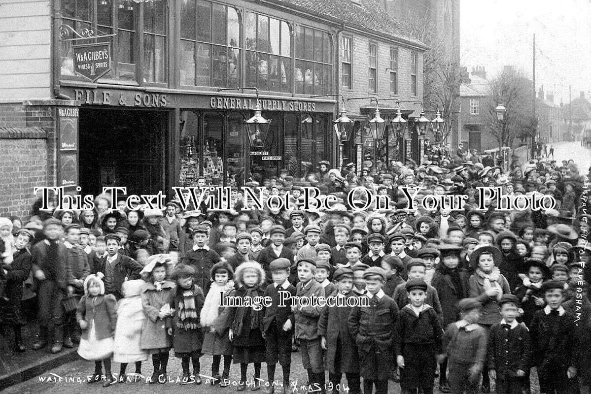 KE 5608 - Waiting For Santa, Boughton, Kent 1904