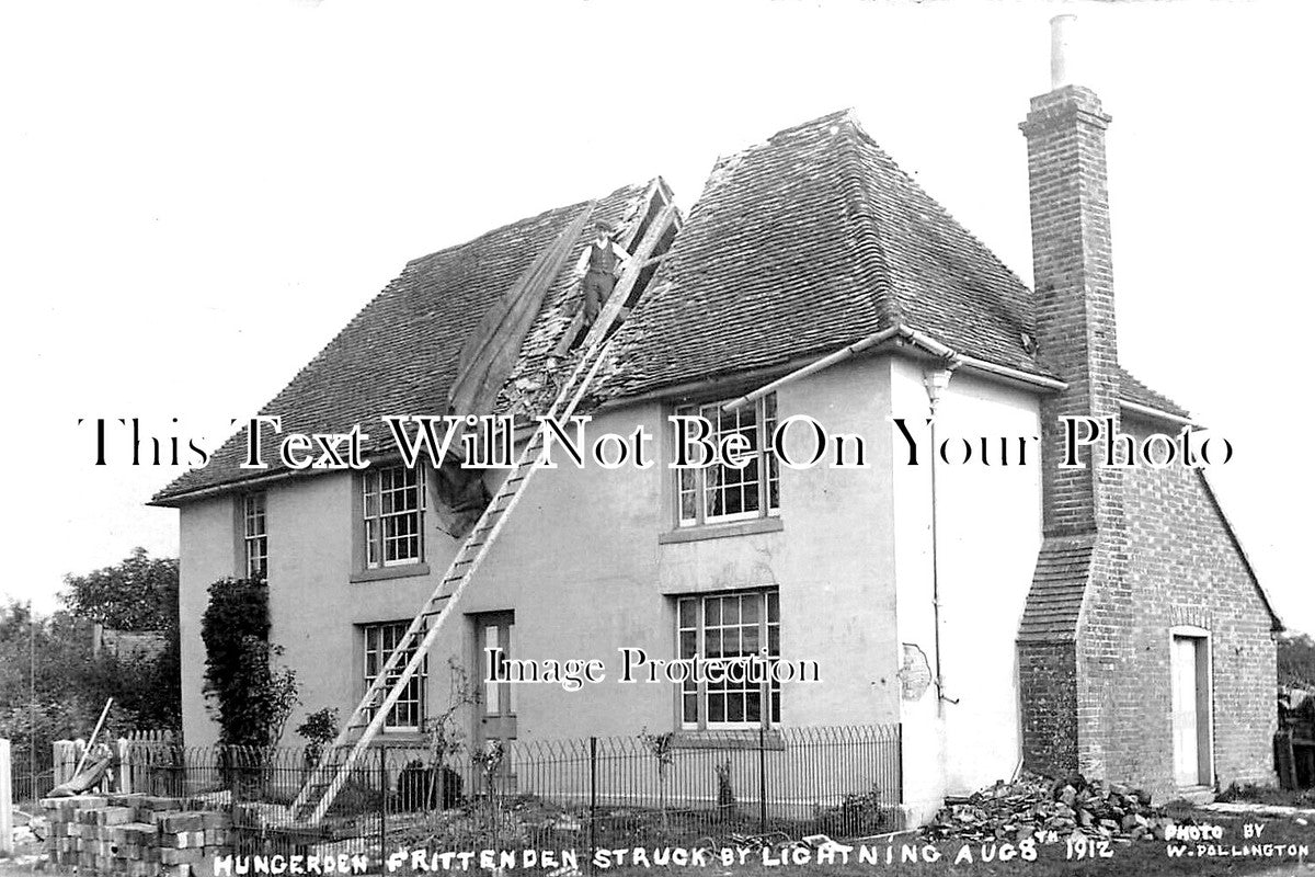 KE 5650 - Hungerden, Frittenden Lightning Strike, Kent 1912