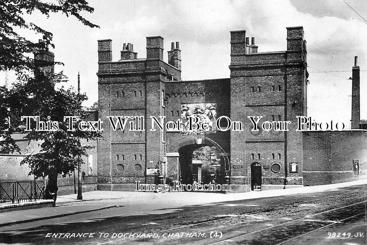 KE 5703 - Entrance To Chatham Dockyard, Kent