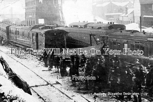 KE 571 - Tonbridge Train Railway Crash, Kent 1909