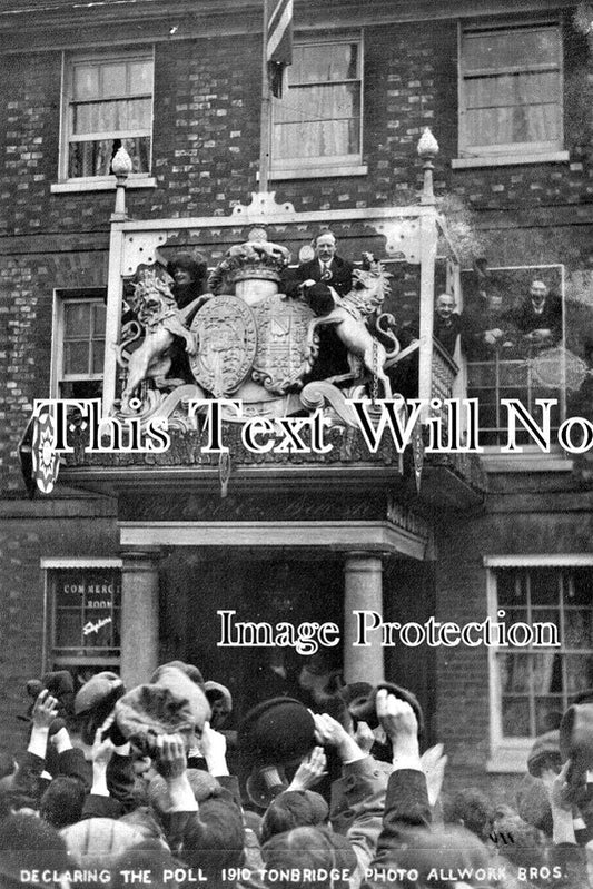 KE 5744 - Declaring The Poll, Tonbridge, Kent 1910