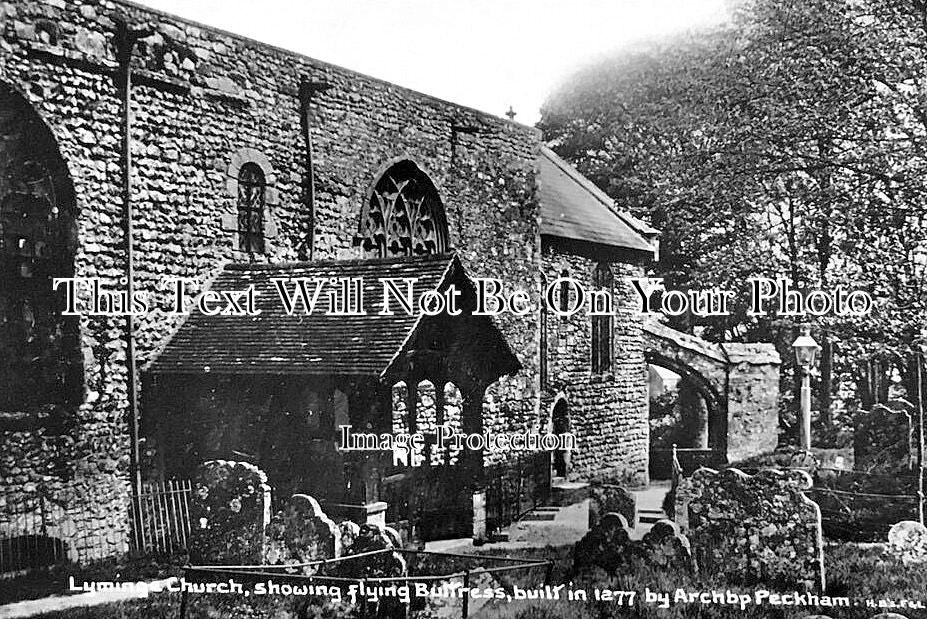 KE 5751 - Lyminge Church Showing Flying Buttress, Folkestone, Kent