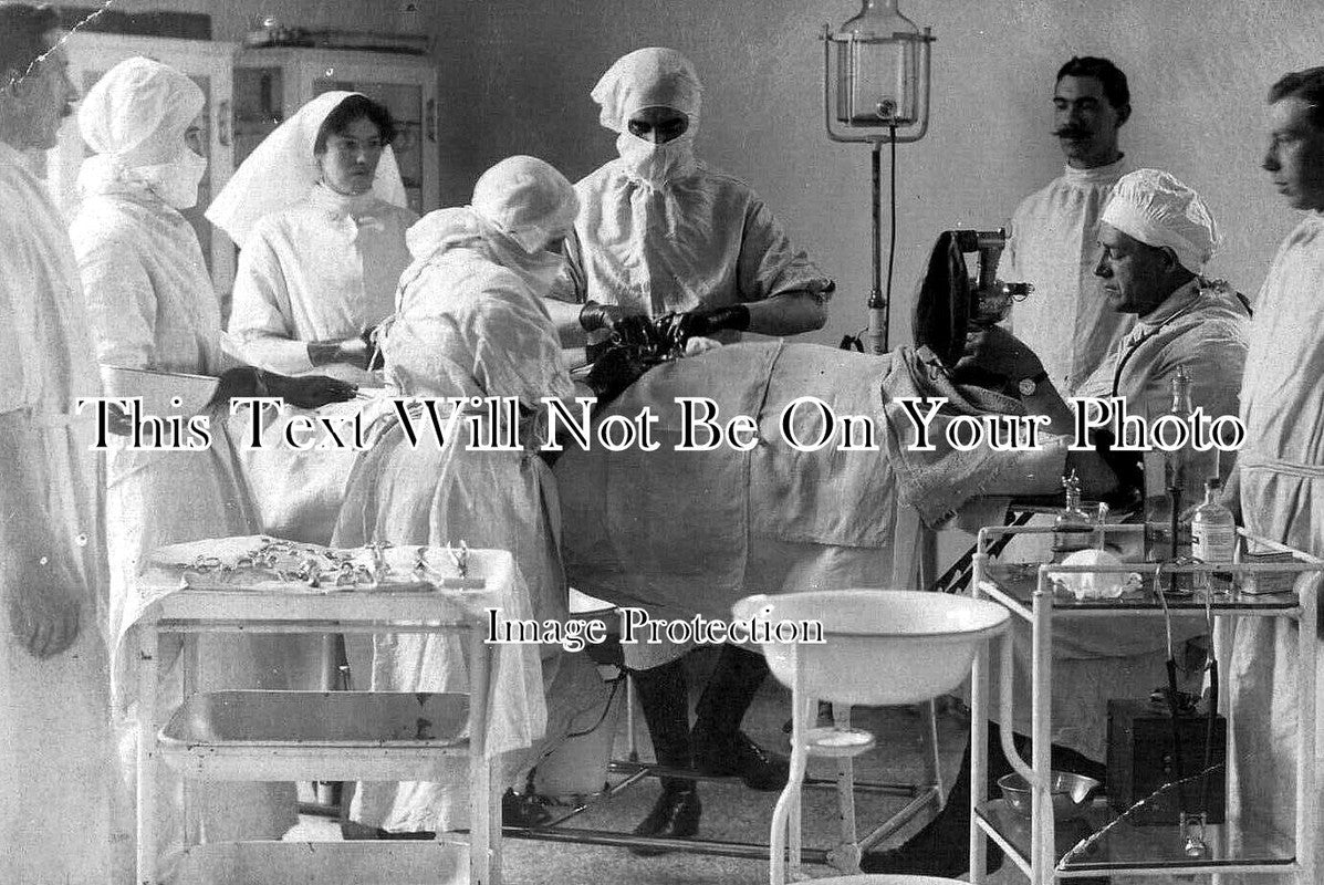 KE 5758 - Fort Pitt Operating Theatre, Chatham, Kent c1917 WW1