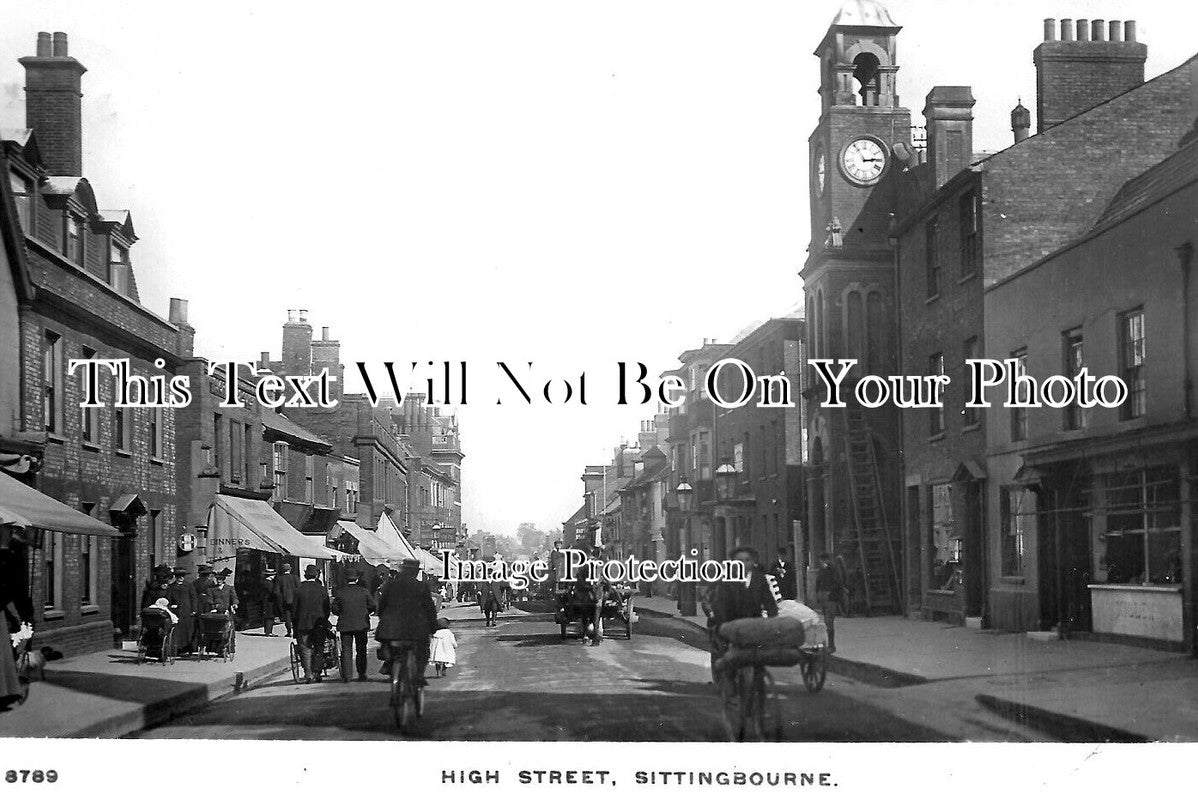 KE 5760 - High Street, Sittingbourne, Kent c1915