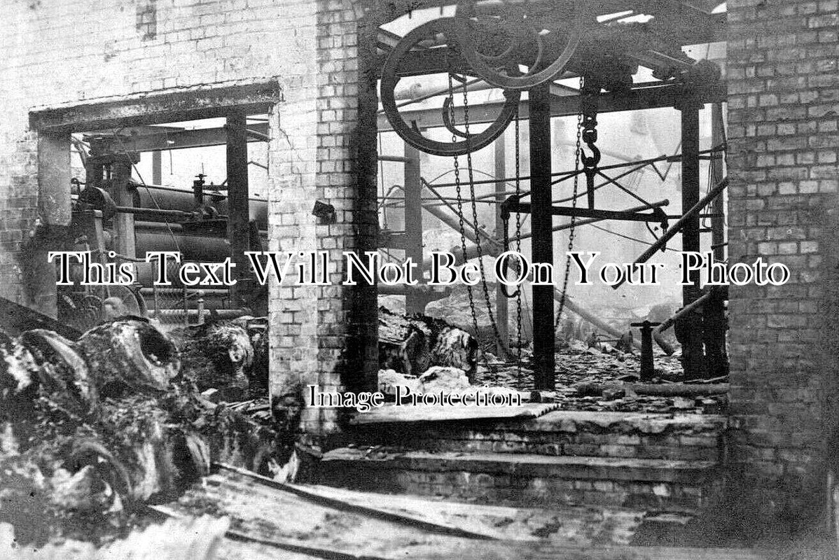 KE 5807 - Snodland Paper Mills After The Fire, Kent
