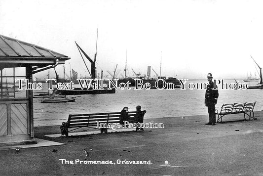 KE 5817 - The Promenade, Gravesend, Kent c1913
