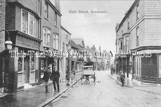 KE 582 - High Street, Sevenoaks, Kent c1914