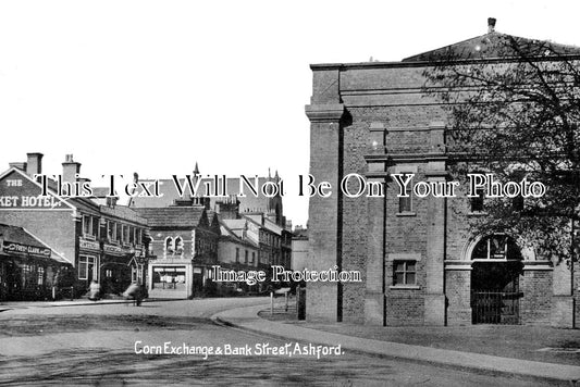 KE 5840 - Corn Exchange & Bank Street, Ashford, Kent c1910