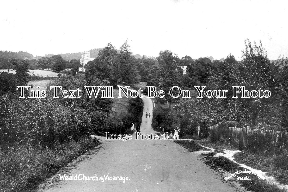 KE 5848 - Weald Church & Vicarage, Kent
