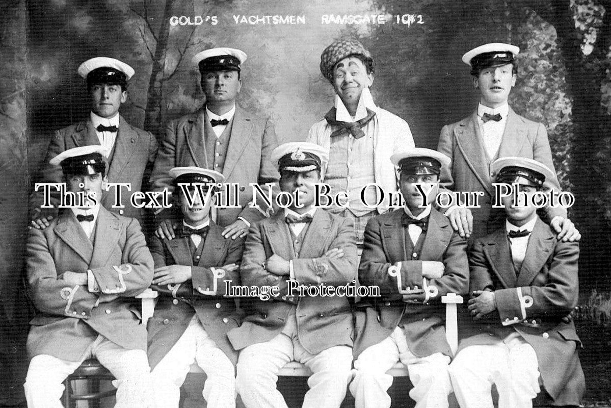 KE 5856 - Golds Yachtsmen Seaside Entertainers, Ramsgate, Kent 1912
