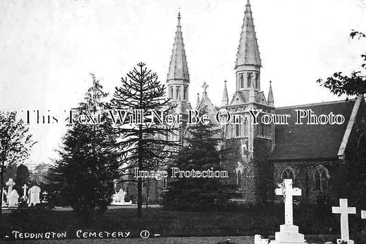 KE 5869 - Teddington Cemetery, Middlesex c1906