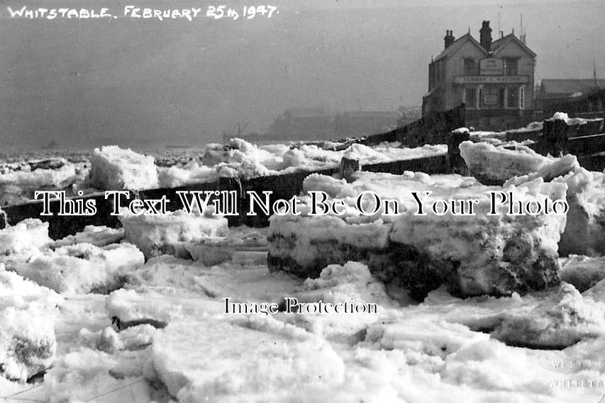 KE 589 - Frozen Sea, Whitstable, Kent 1947