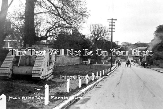 KE 5897 - WW1 Tank, Main Road West, Farningham, Kent