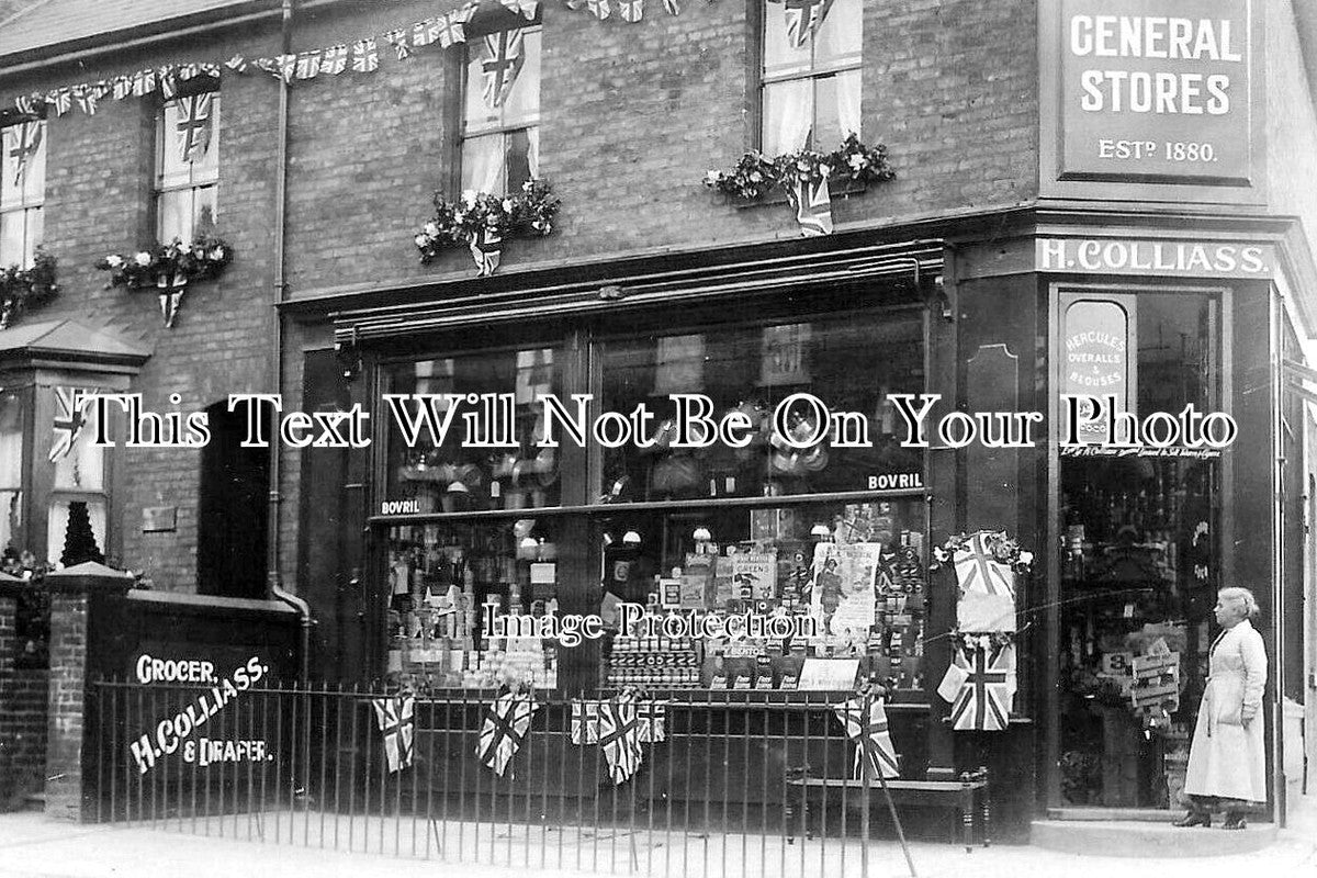 KE 5913 - H Colliass General Stores, Margate Road, Ramsgate c1911