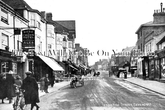 KE 5969 - High Street, Sevenoaks, Kent c1912