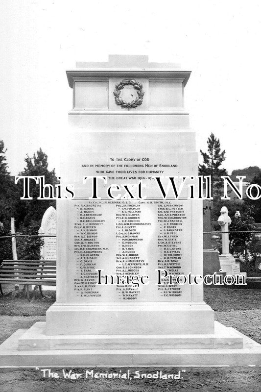 KE 5980 - The War Memorial, Snodland, Kent