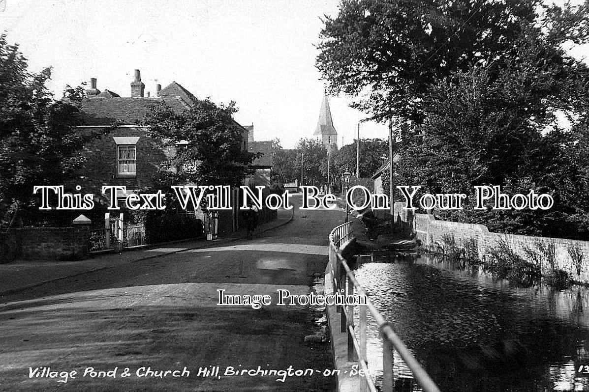 KE 60 - Village Pond & Church Hill, Birchington On Sea, Kent c1913